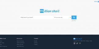 Million Short is a brilliant new Search engine startup Million Short