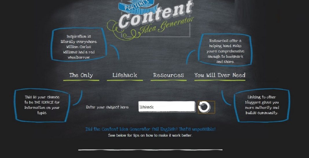 content idea generator